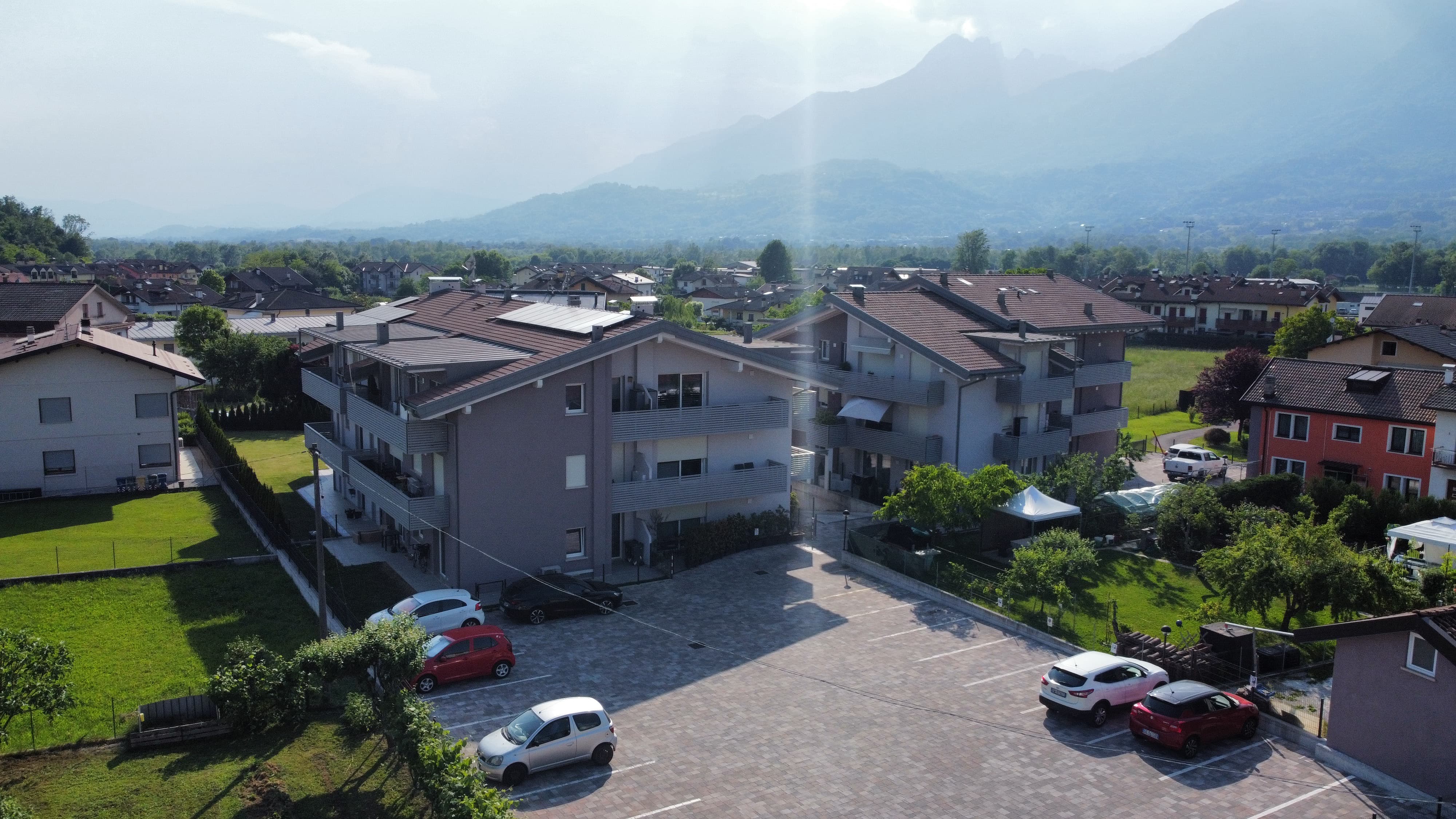 Struttura completata vista drone